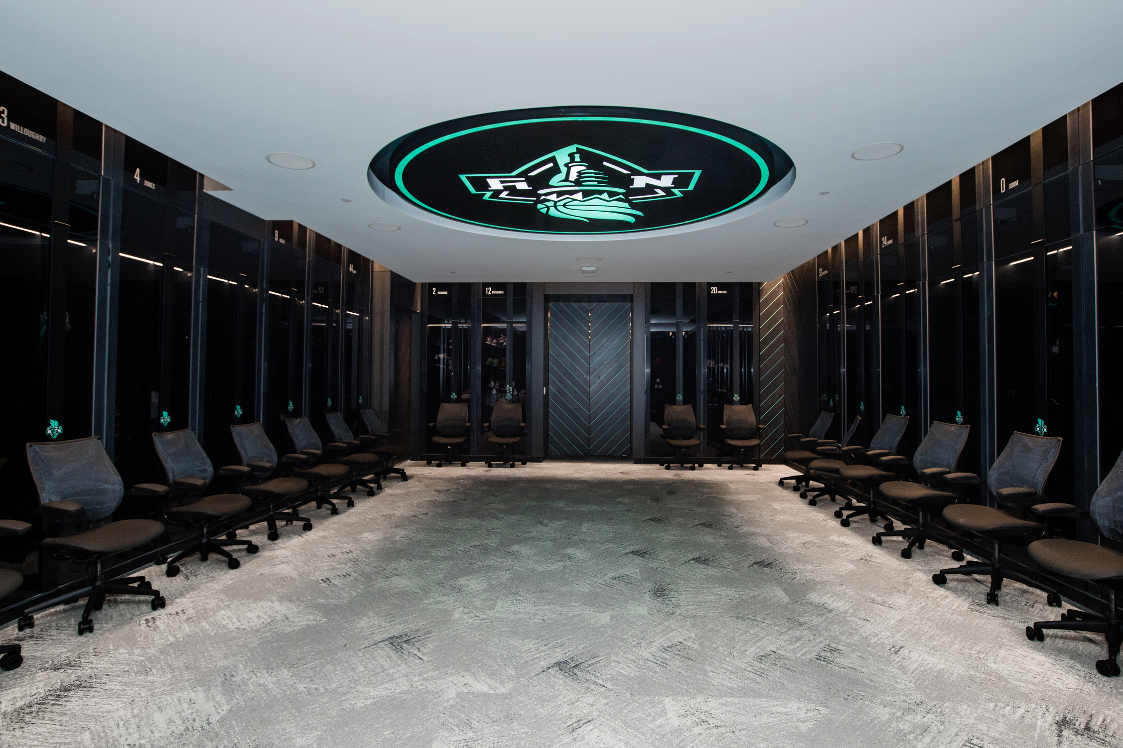 WNBA New York Liberty Locker Room